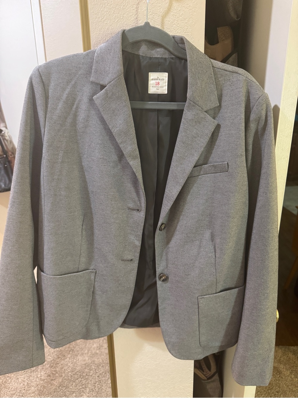 Gap Gray Women's Blazer - Classic Tailored Fit - Picture 2 of 4